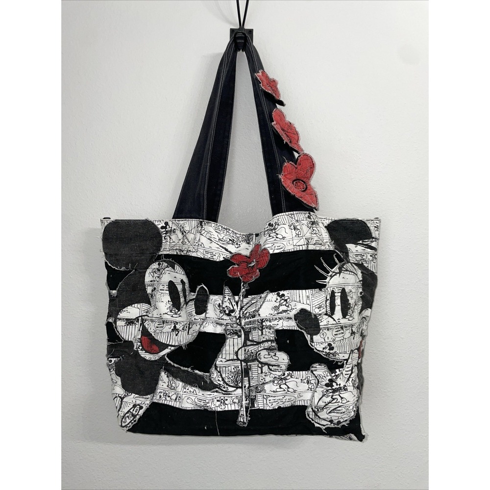 Disney Couture Mikey and Minnie Flower Tote Bag By Loop